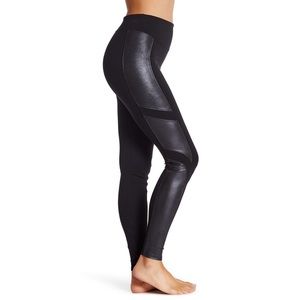 Spanx Faux Leather Panel Legging